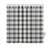 Macfarlane Black _ White Ancient Tartan Shower Curtain